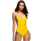 Sexy 1 one piece swimsuit Backless